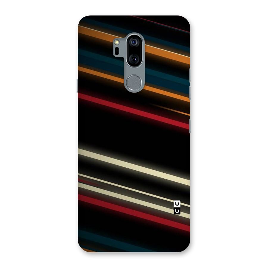 Light Diagonal Stripes Back Case for LG G7