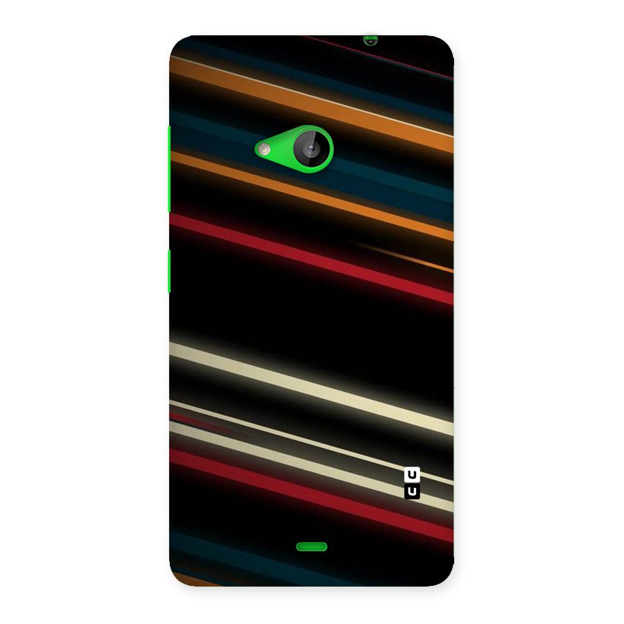 Light Diagonal Stripes Back Case for Lumia 535