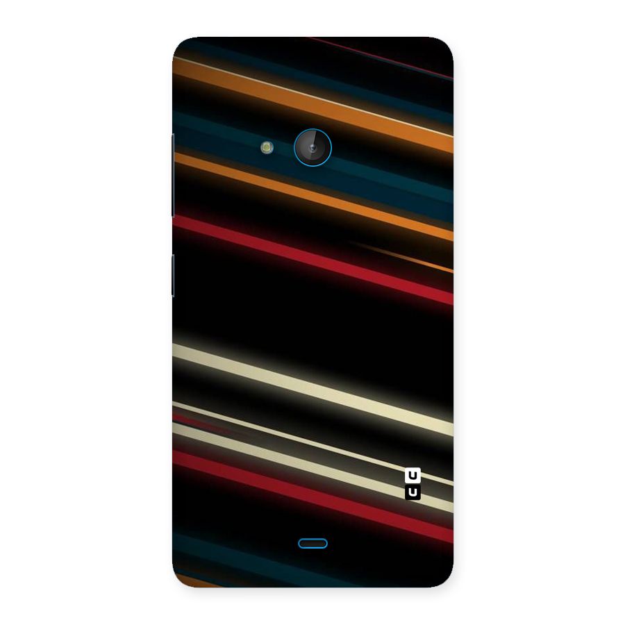 Light Diagonal Stripes Back Case for Lumia 540