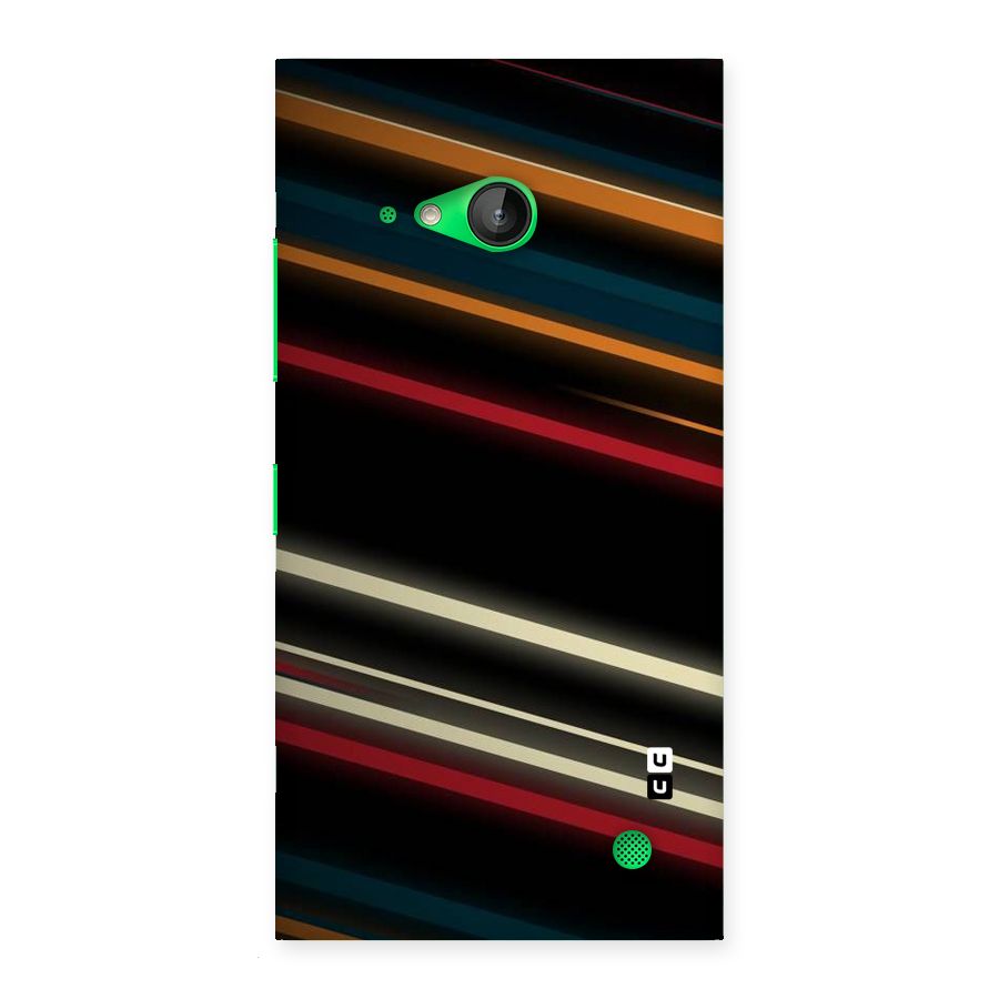 Light Diagonal Stripes Back Case for Lumia 730