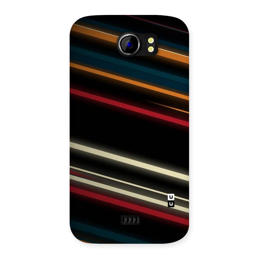 Light Diagonal Stripes Back Case for Micromax Canvas 2 A110