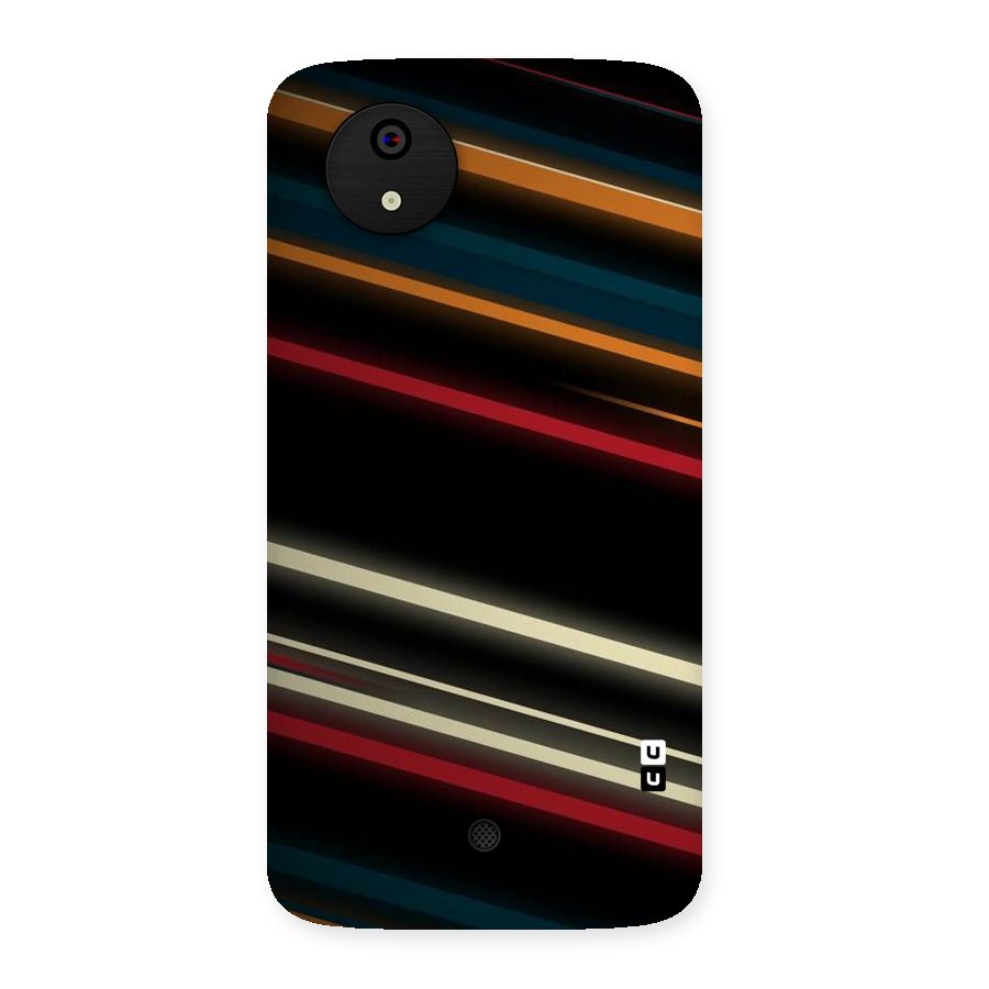 Light Diagonal Stripes Back Case for Micromax Canvas A1