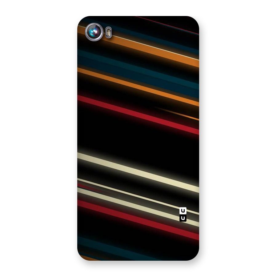 Light Diagonal Stripes Back Case for Micromax Canvas Fire 4 A107