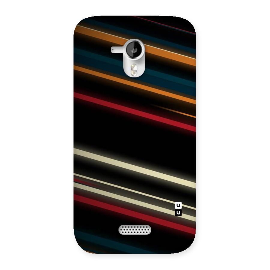 Light Diagonal Stripes Back Case for Micromax Canvas HD A116