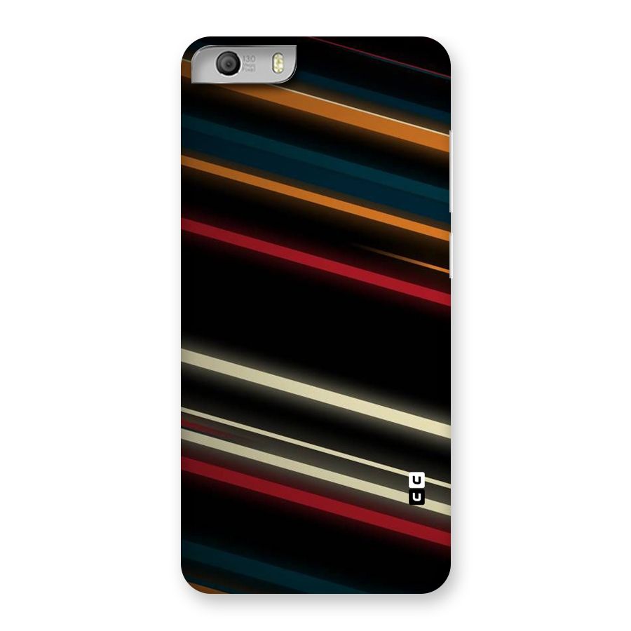 Light Diagonal Stripes Back Case for Micromax Canvas Knight 2