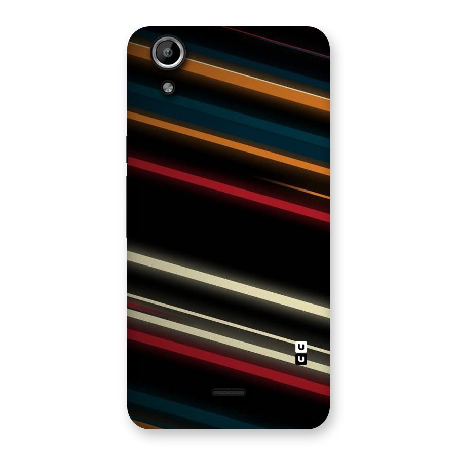 Light Diagonal Stripes Back Case for Micromax Canvas Selfie Lens Q345