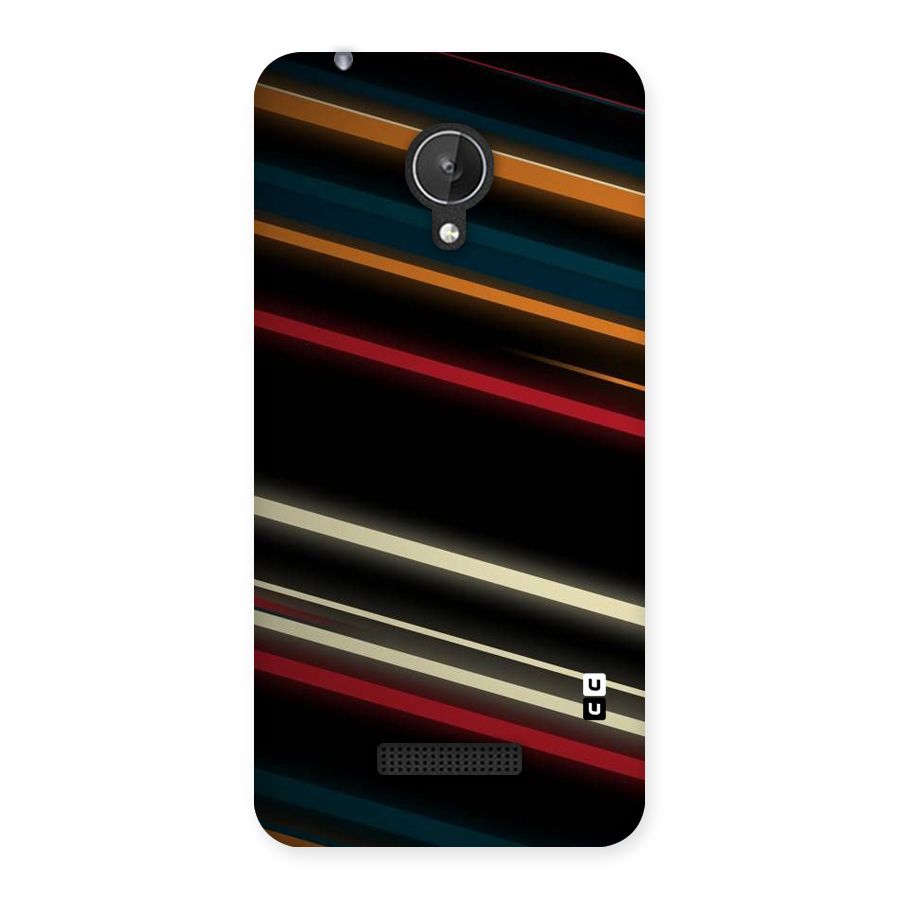 Light Diagonal Stripes Back Case for Micromax Canvas Spark Q380