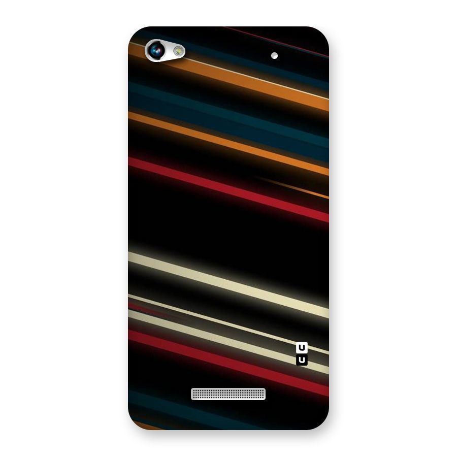 Light Diagonal Stripes Back Case for Micromax Hue 2