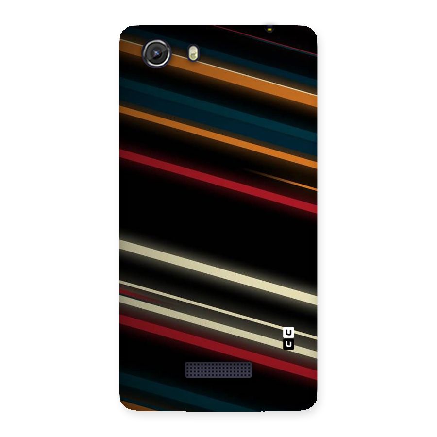 Light Diagonal Stripes Back Case for Micromax Unite 3