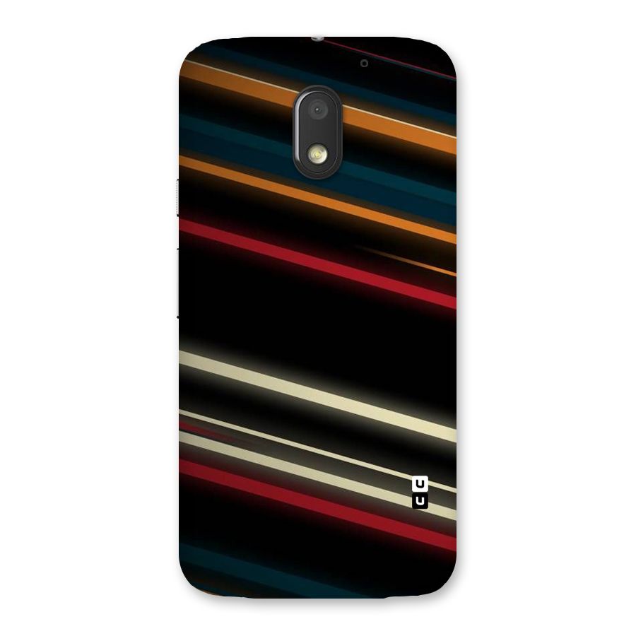 Light Diagonal Stripes Back Case for Moto E3 Power