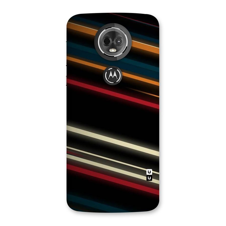 Light Diagonal Stripes Back Case for Moto E5 Plus