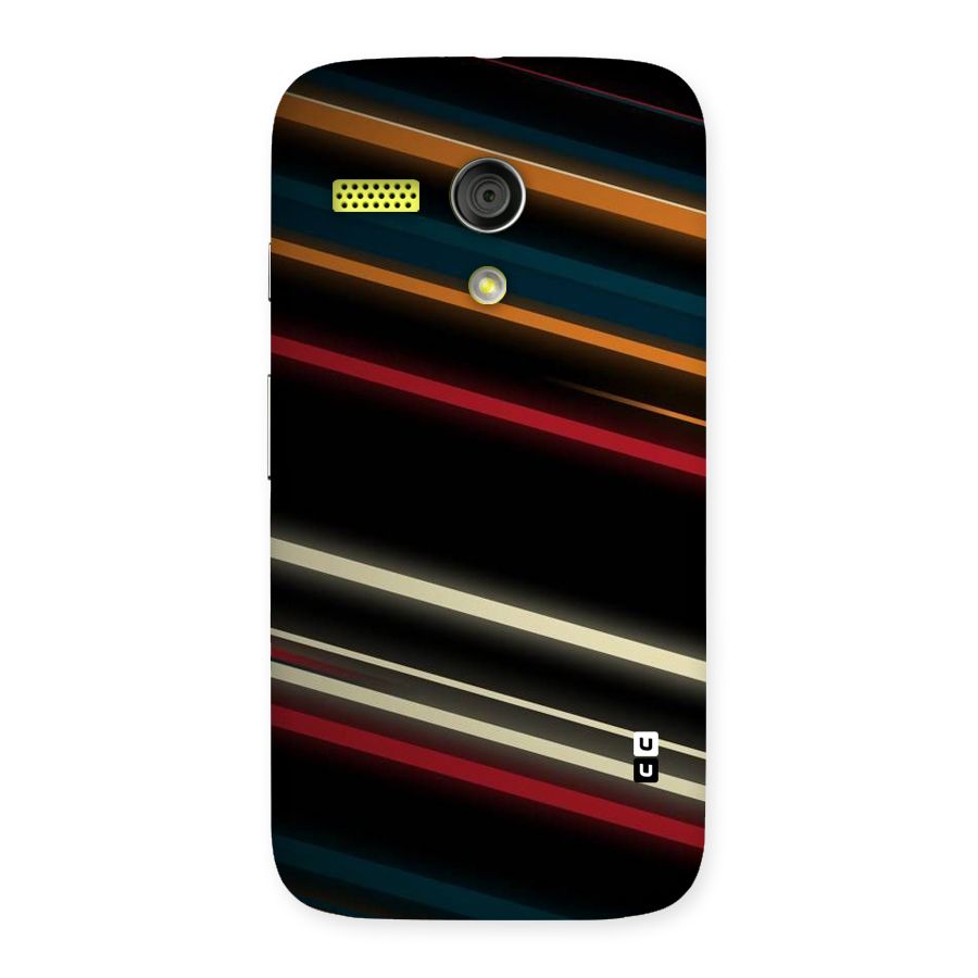 Light Diagonal Stripes Back Case for Moto G
