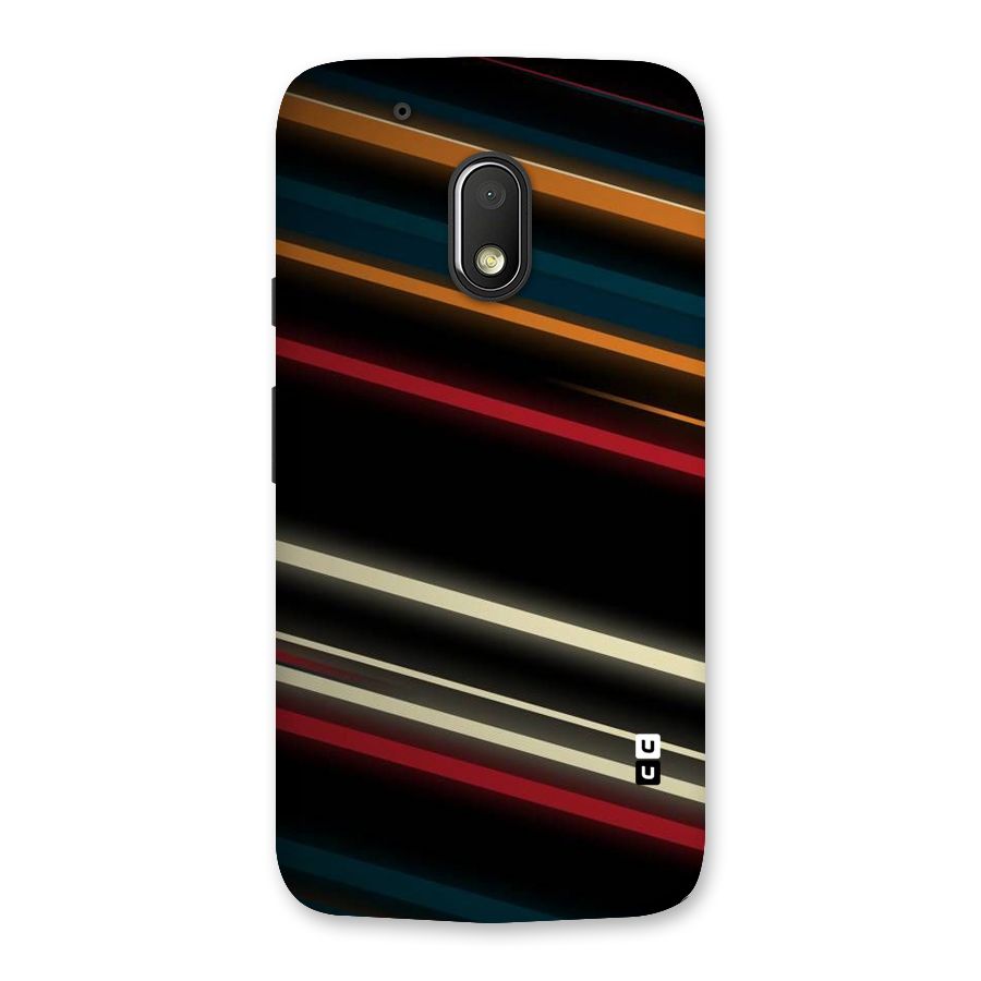 Light Diagonal Stripes Back Case for Moto G4 Play