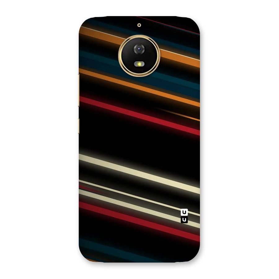 Light Diagonal Stripes Back Case for Moto G5s