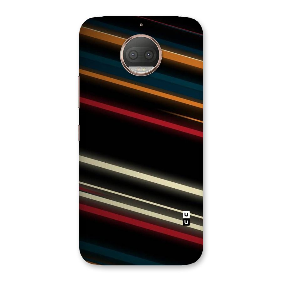 Light Diagonal Stripes Back Case for Moto G5s Plus