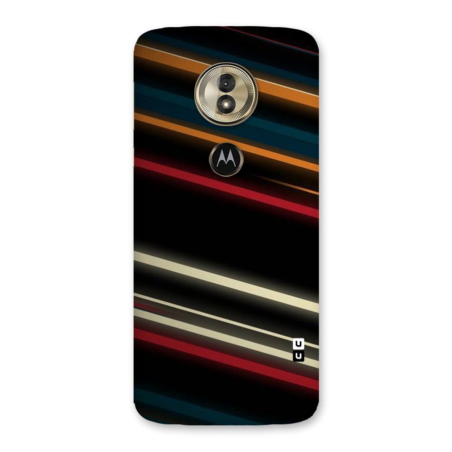 Light Diagonal Stripes Back Case for Moto G6 Play