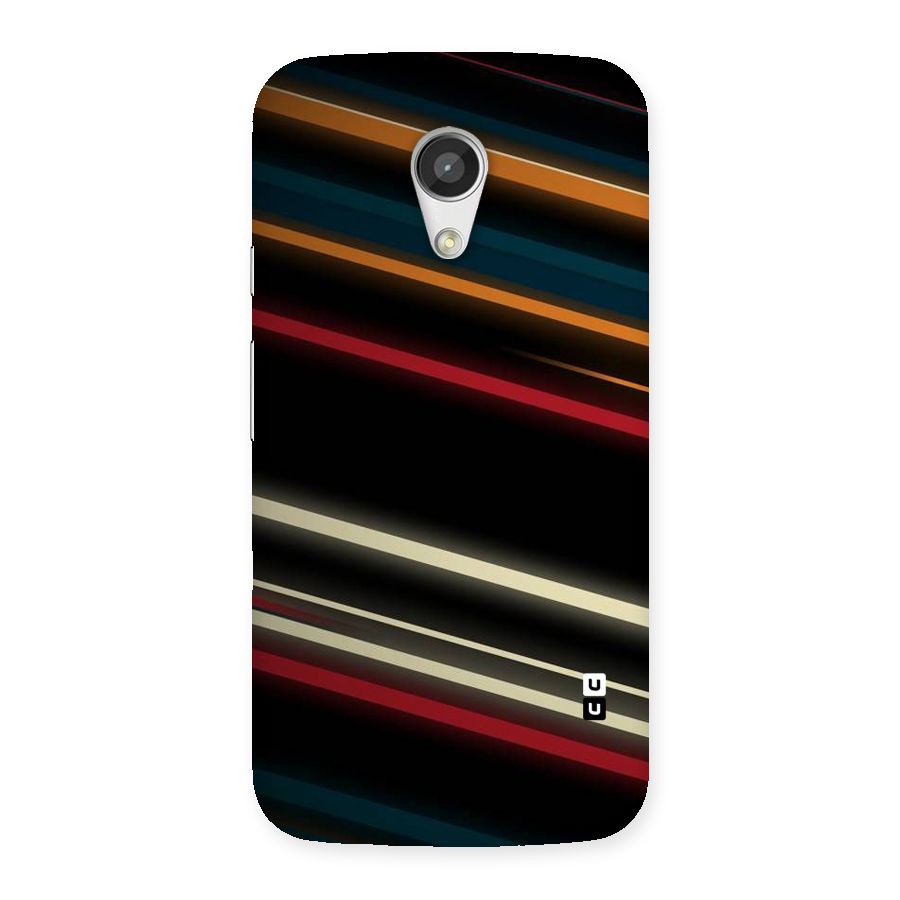 Light Diagonal Stripes Back Case for Moto G 2nd Gen