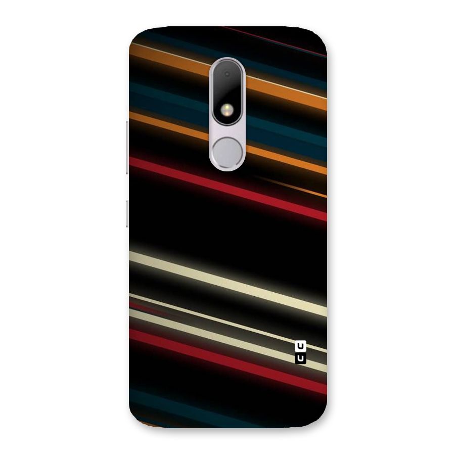 Light Diagonal Stripes Back Case for Moto M