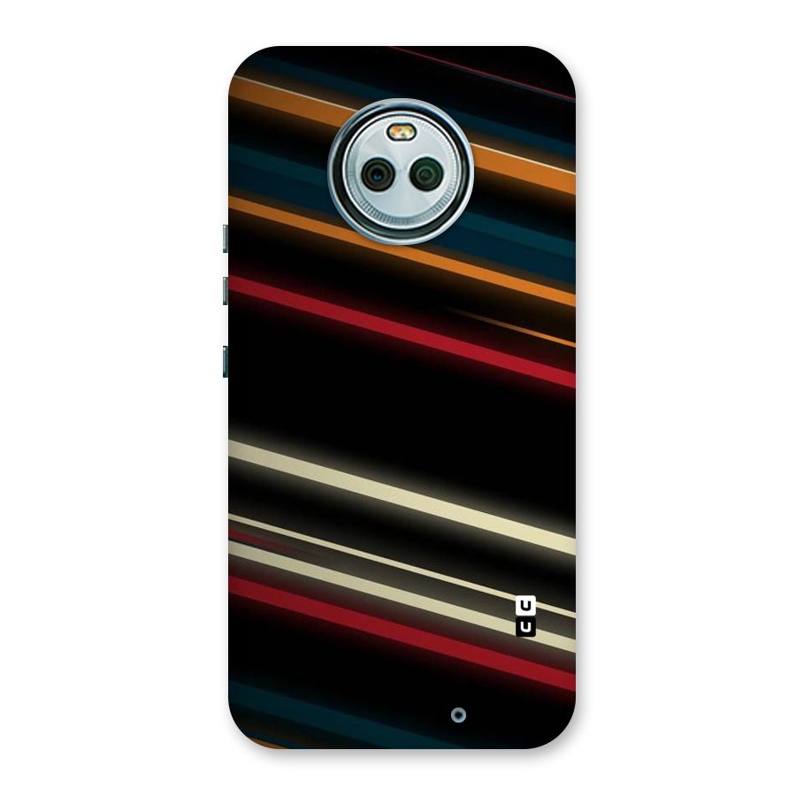 Light Diagonal Stripes Back Case for Moto X4