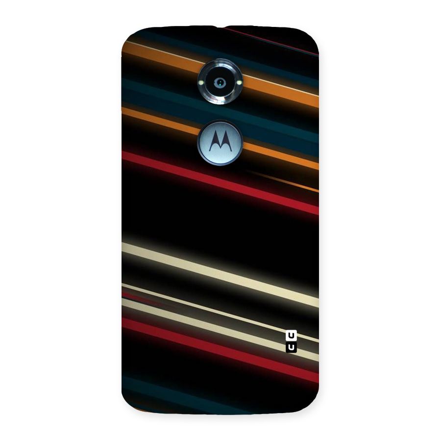 Light Diagonal Stripes Back Case for Moto X 2nd Gen