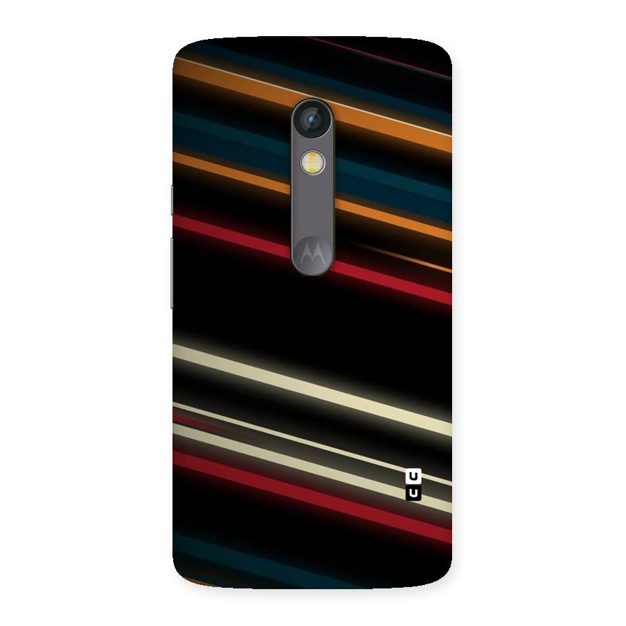 Light Diagonal Stripes Back Case for Moto X Play