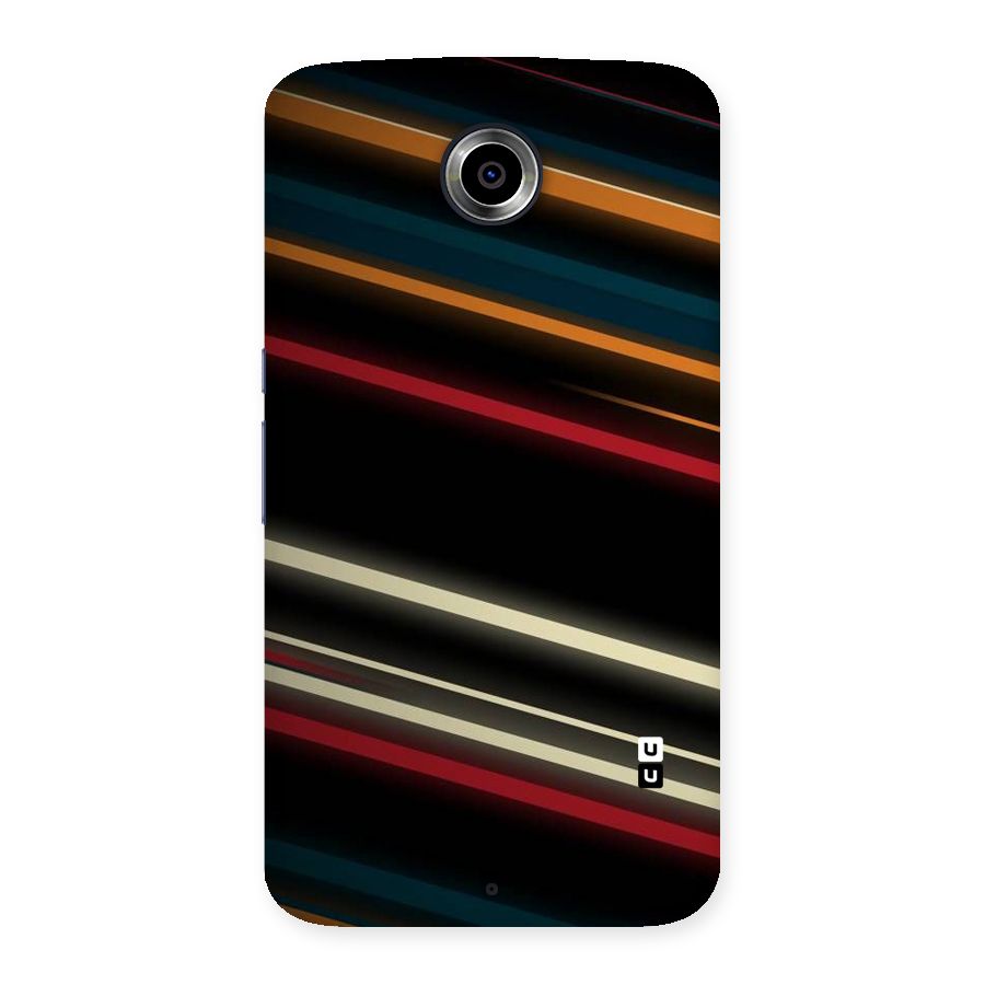 Light Diagonal Stripes Back Case for Nexsus 6