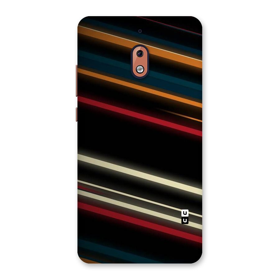 Light Diagonal Stripes Back Case for Nokia 2.1