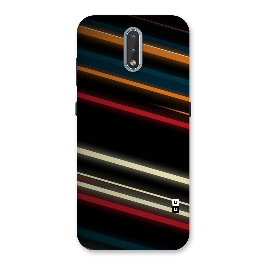 Light Diagonal Stripes Back Case for Nokia 2.3