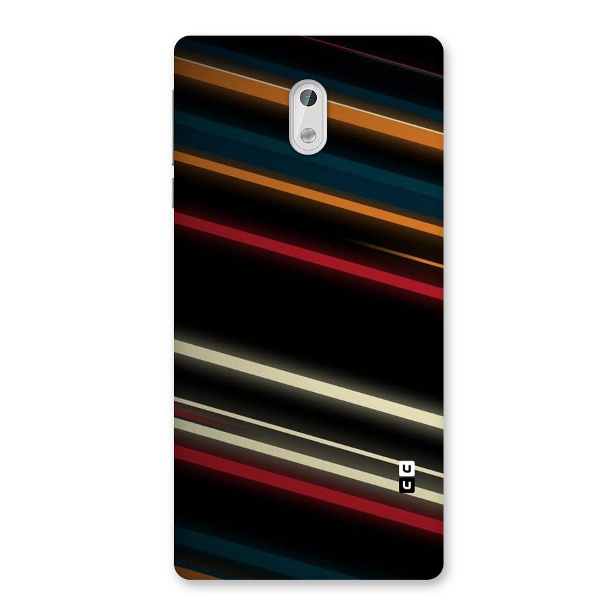 Light Diagonal Stripes Back Case for Nokia 3