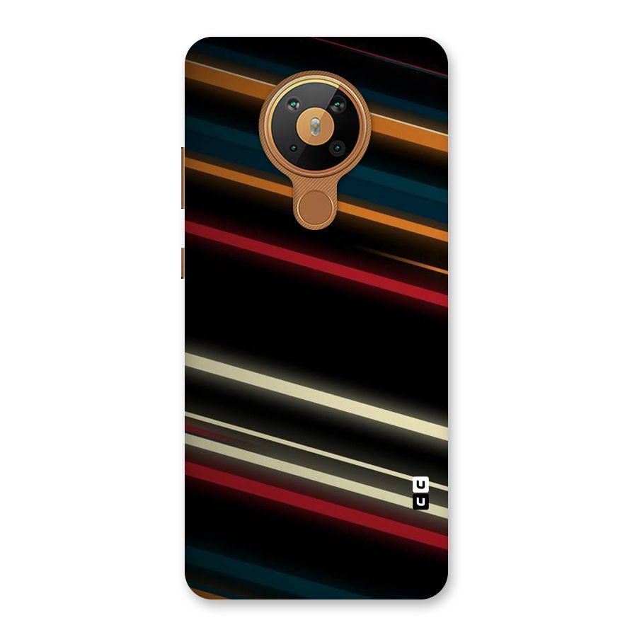 Light Diagonal Stripes Back Case for Nokia 5.3