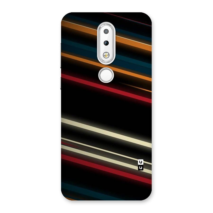 Light Diagonal Stripes Back Case for Nokia 6.1 Plus