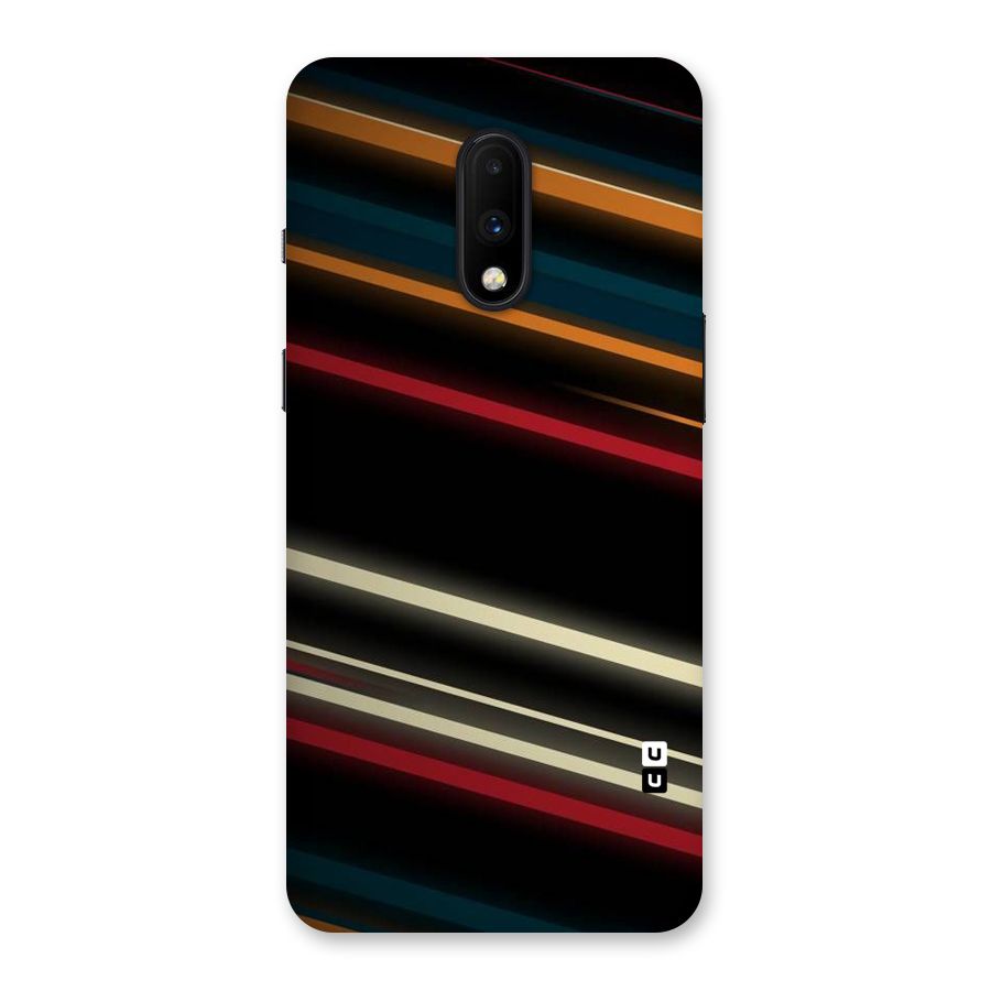 Light Diagonal Stripes Back Case for OnePlus 7