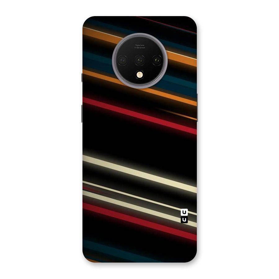 Light Diagonal Stripes Back Case for OnePlus 7T