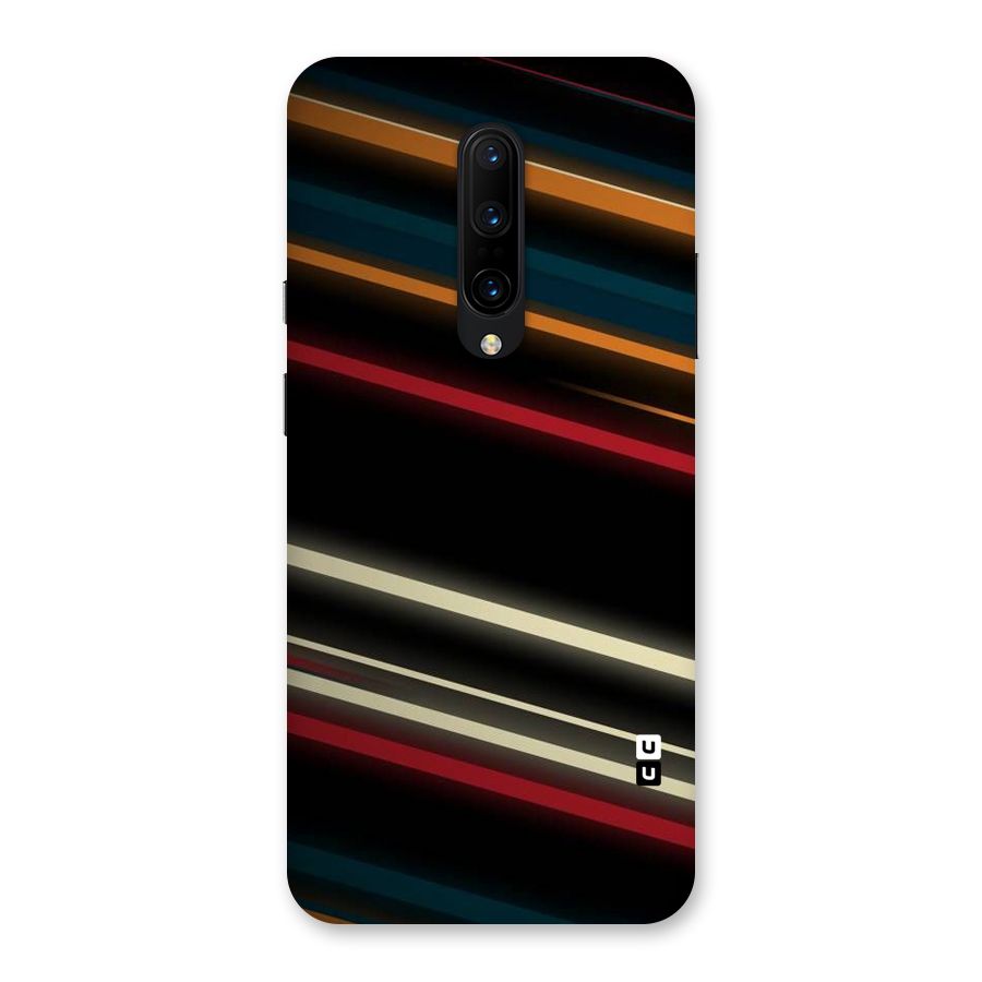 Light Diagonal Stripes Back Case for OnePlus 7 Pro