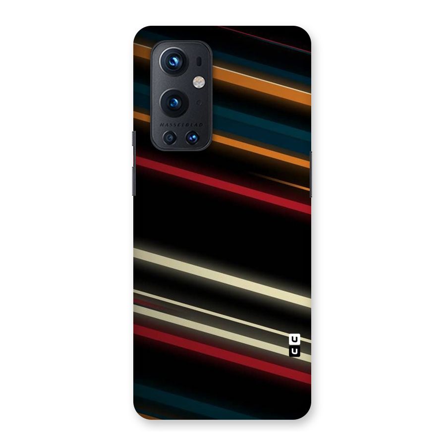 Light Diagonal Stripes Back Case for OnePlus 9 Pro