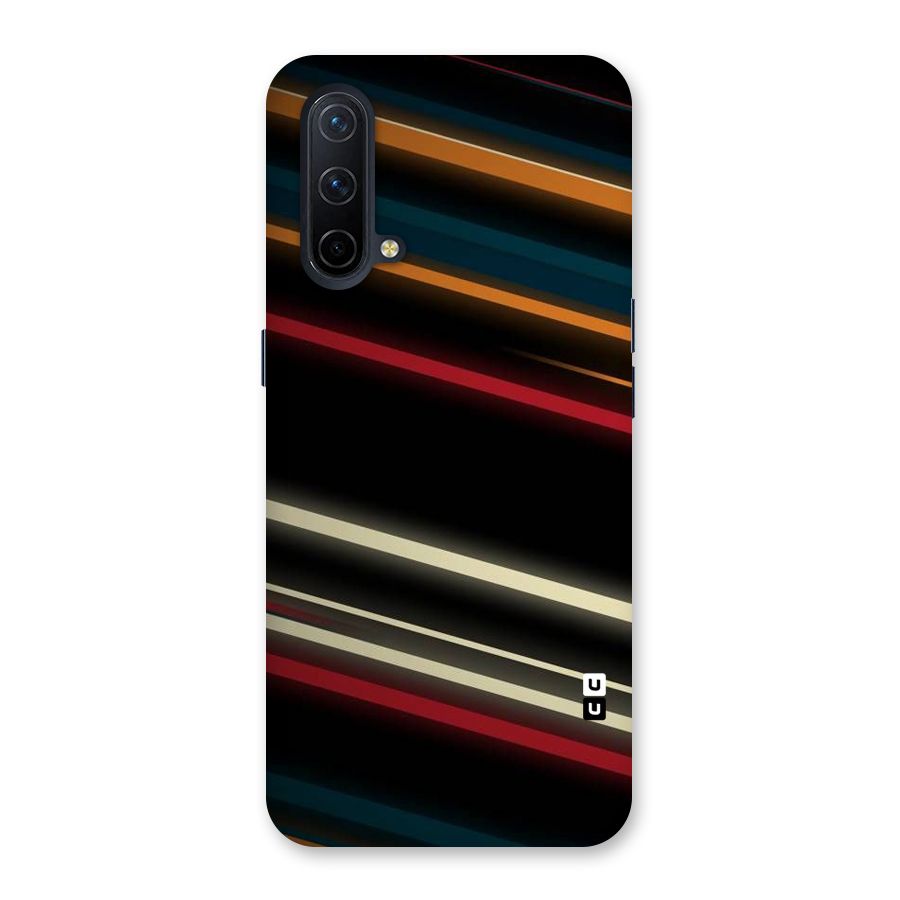Light Diagonal Stripes Back Case for OnePlus Nord CE 5G