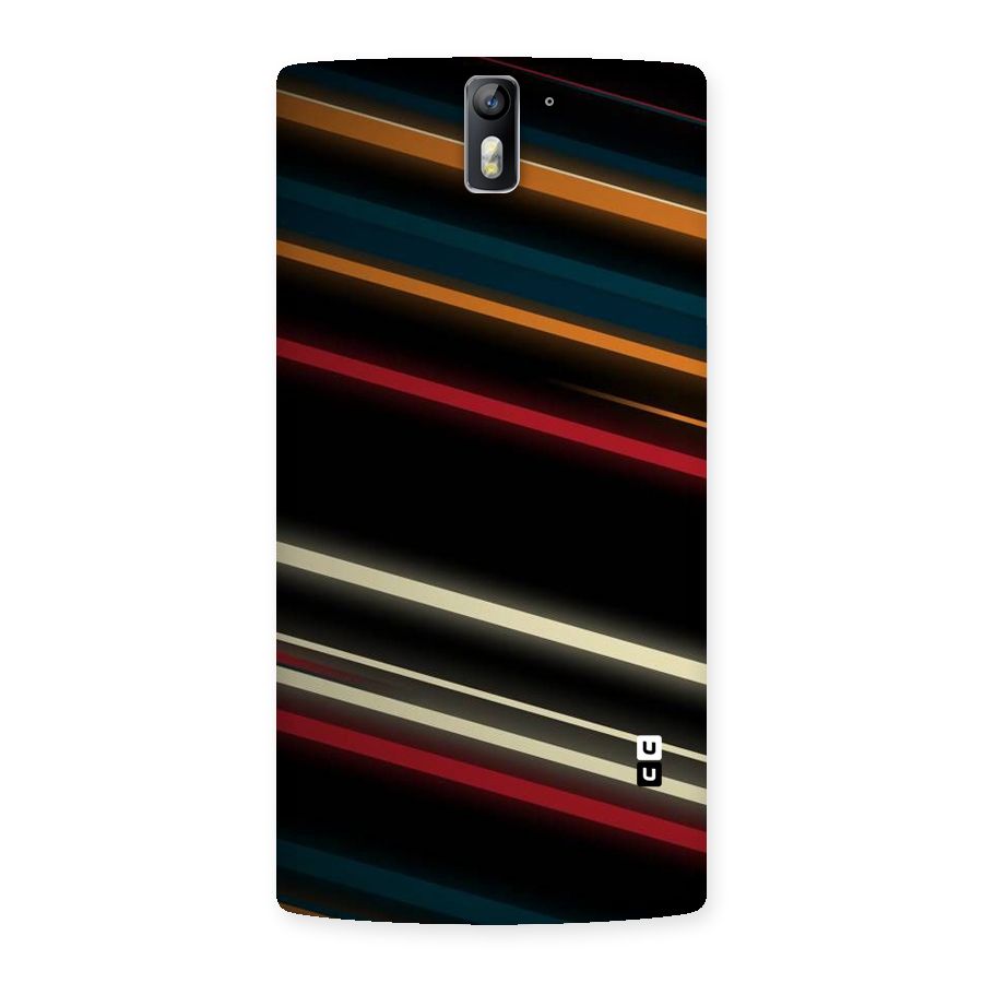 Light Diagonal Stripes Back Case for One Plus One