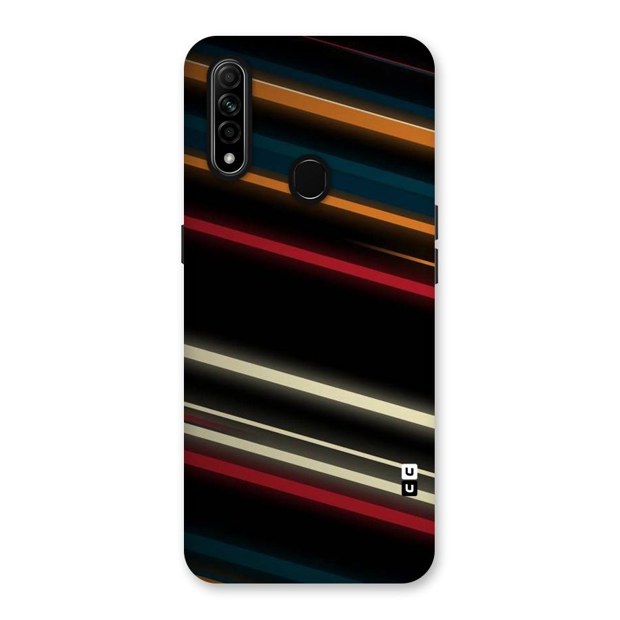 Light Diagonal Stripes Back Case for Oppo A31