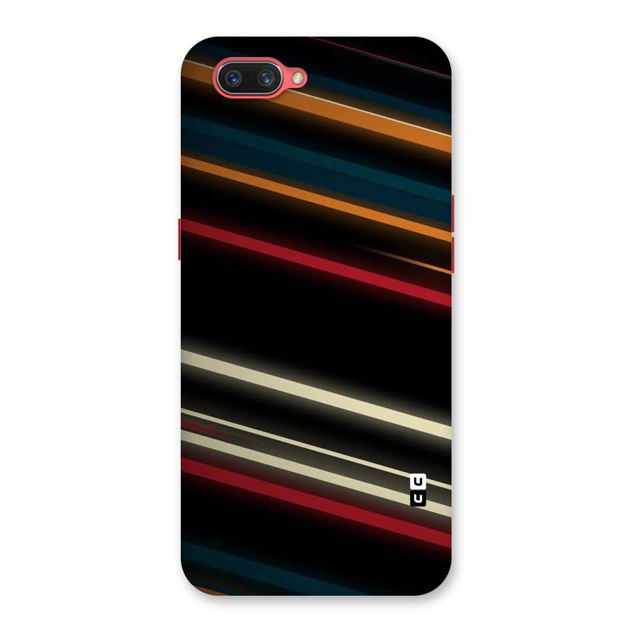 Light Diagonal Stripes Back Case for Oppo A3s