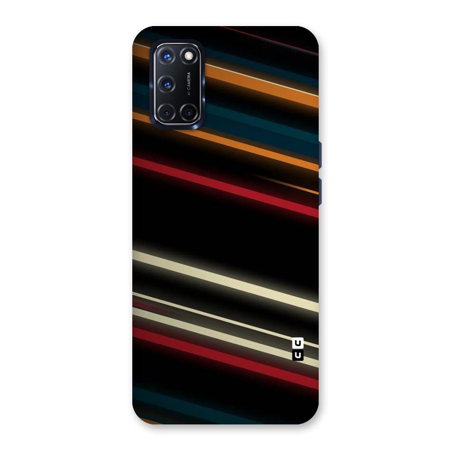 Light Diagonal Stripes Back Case for Oppo A52