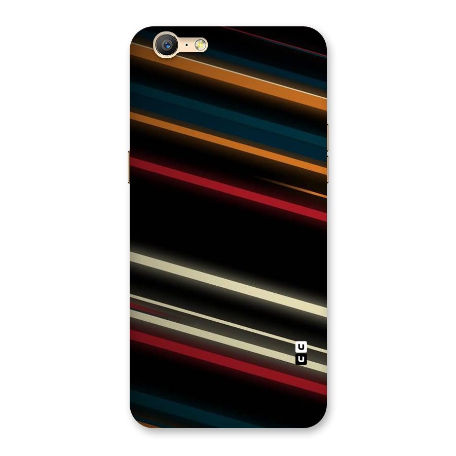Light Diagonal Stripes Back Case for Oppo A57