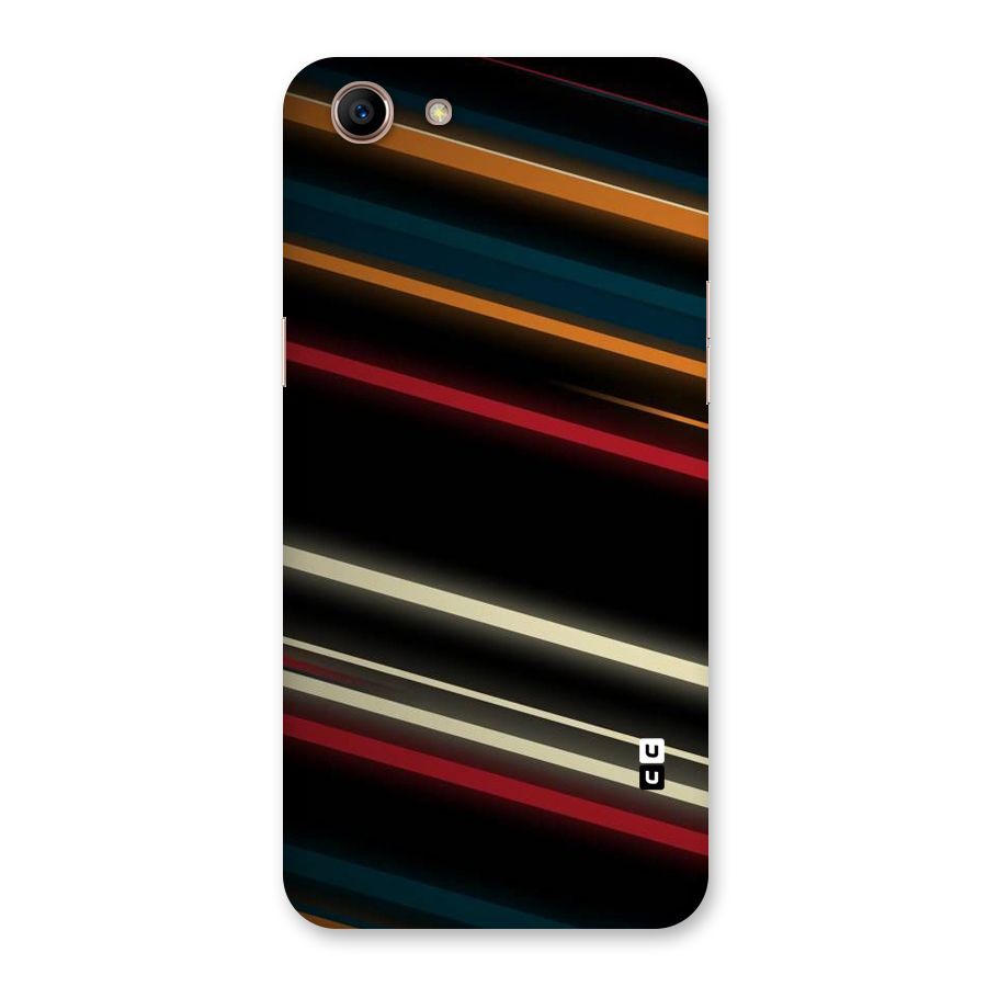 Light Diagonal Stripes Back Case for Oppo A83 (2018)