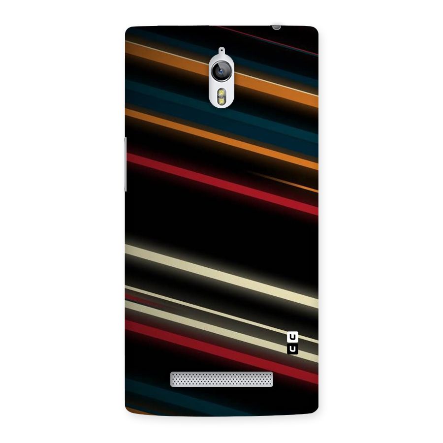 Light Diagonal Stripes Back Case for Oppo Find 7