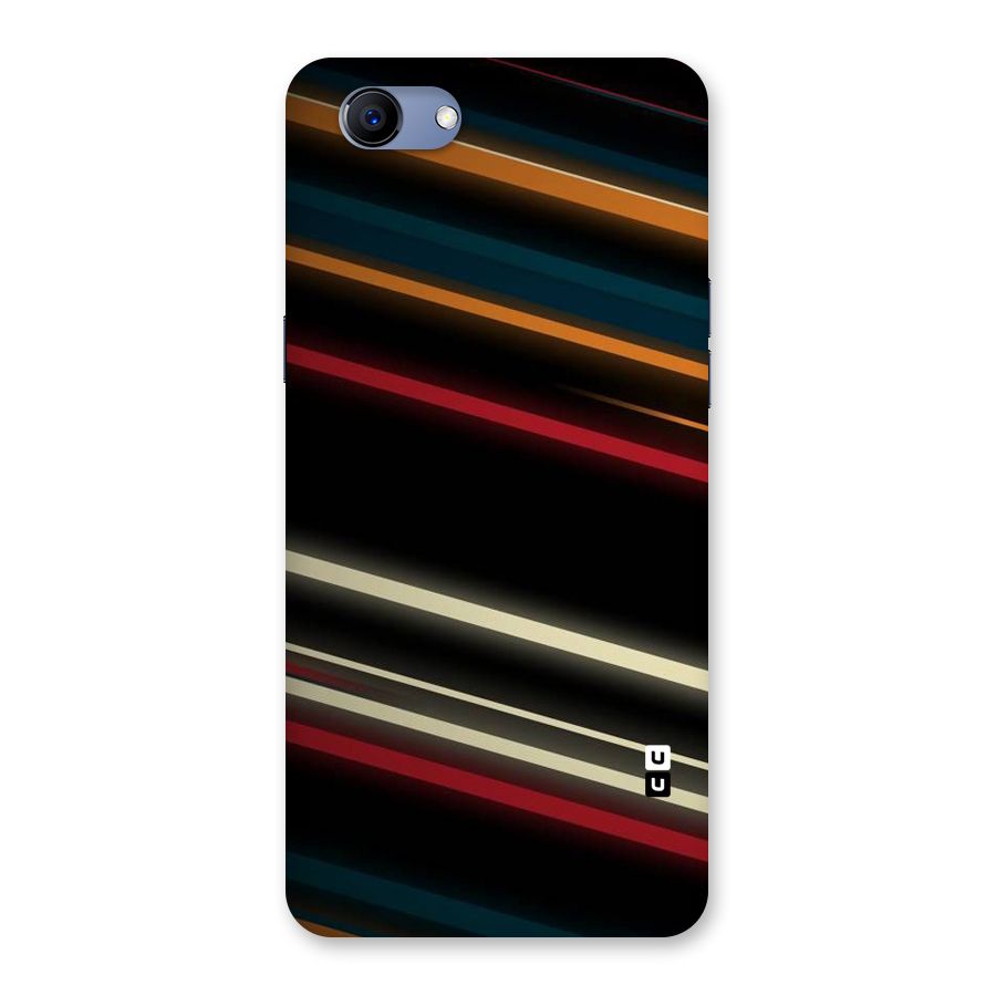 Light Diagonal Stripes Back Case for Oppo Realme 1