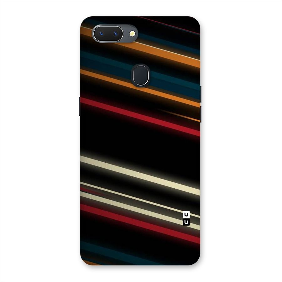 Light Diagonal Stripes Back Case for Oppo Realme 2