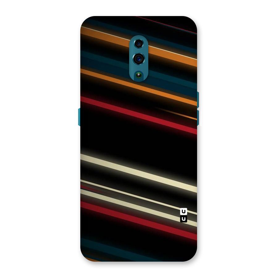 Light Diagonal Stripes Back Case for Oppo Reno