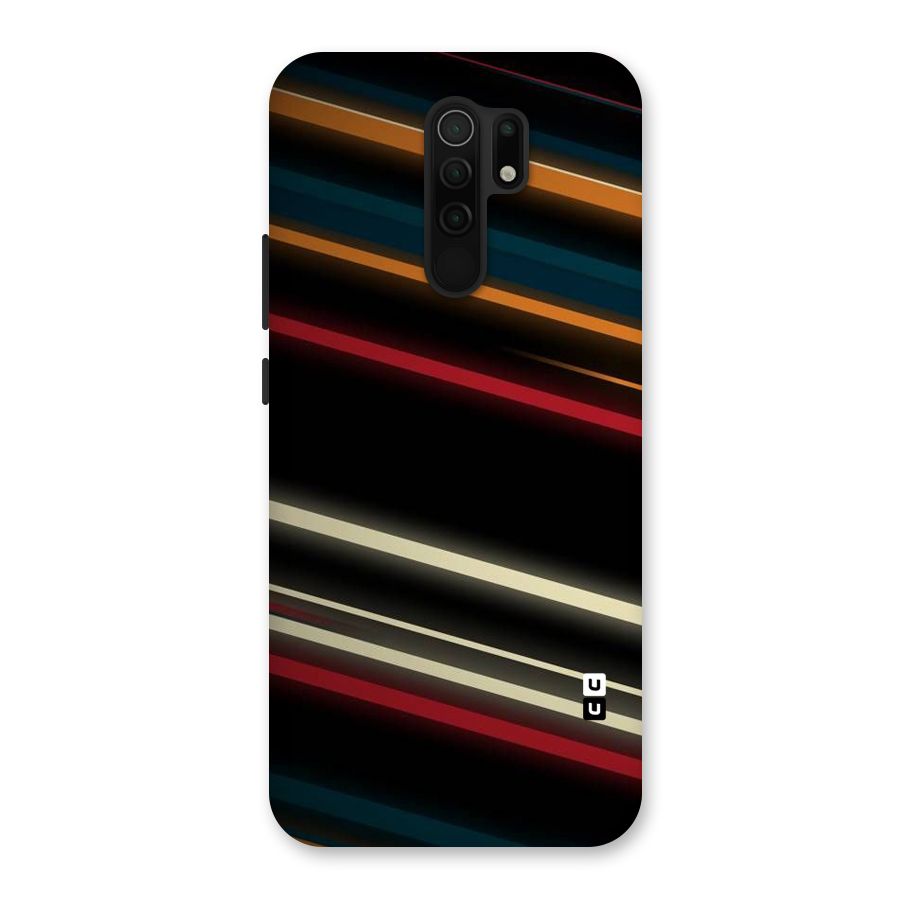 Light Diagonal Stripes Back Case for Poco M2