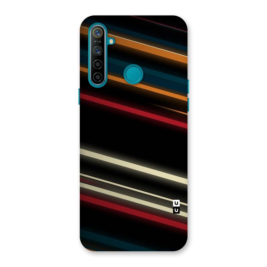 Light Diagonal Stripes Back Case for Realme 5i