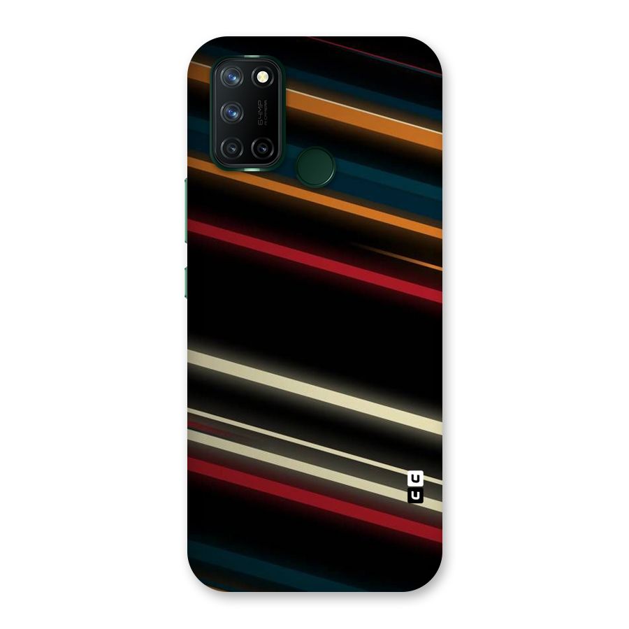 Light Diagonal Stripes Back Case for Realme 7i