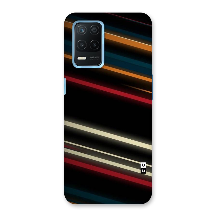 Light Diagonal Stripes Back Case for Realme 8s 5G